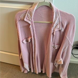 Free People One Scout jacket size M color “guava”